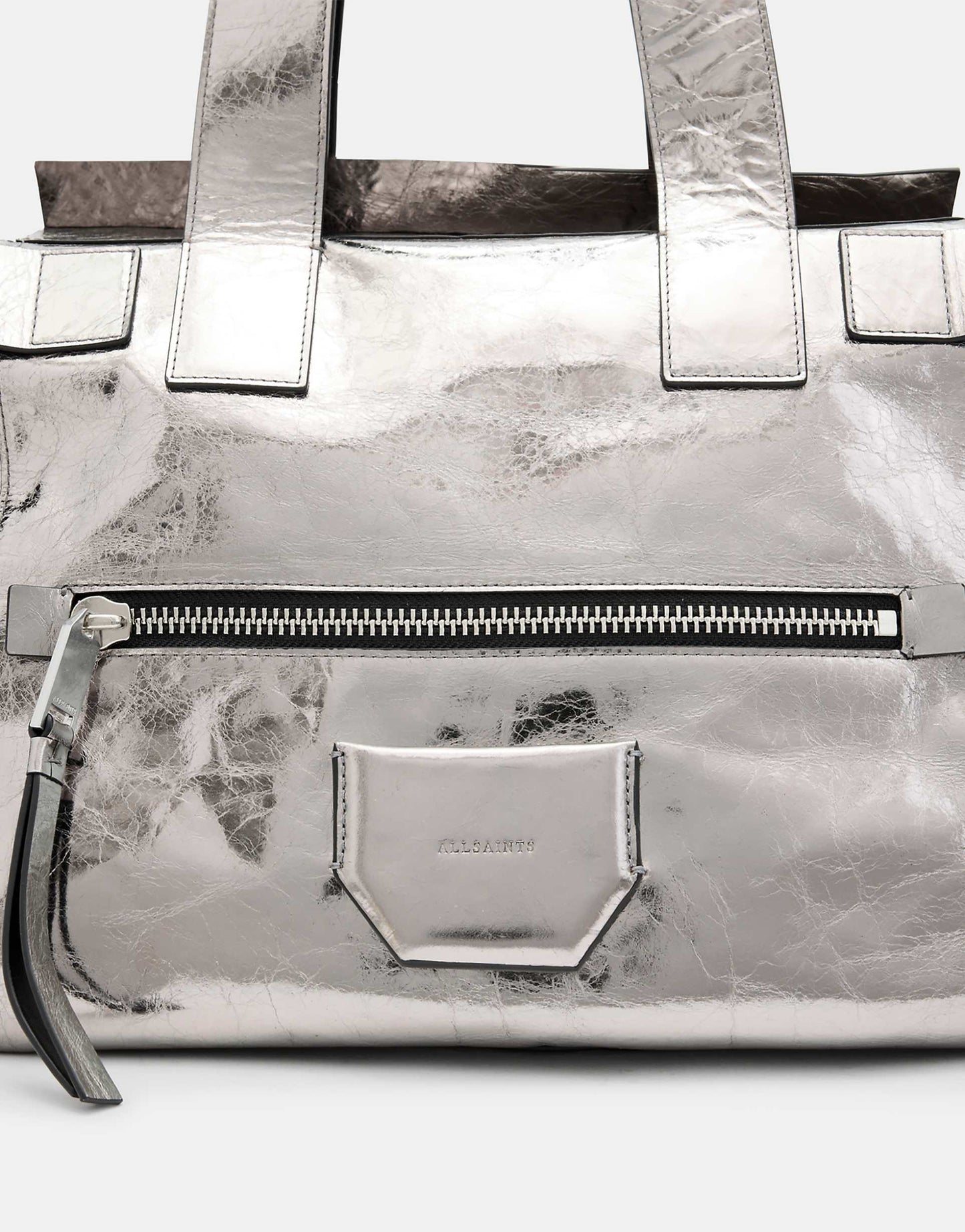 Perez Silver Shoulder Bag