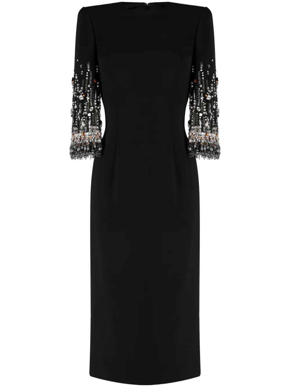 Bergman Crystal-Embellished Midi Dress
