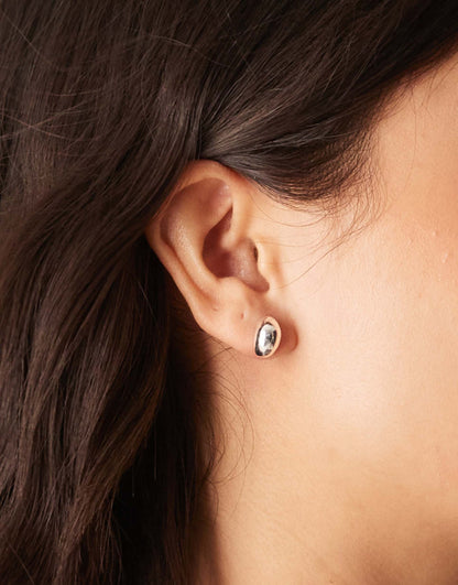 Polished Domed Mini Stud Earrings