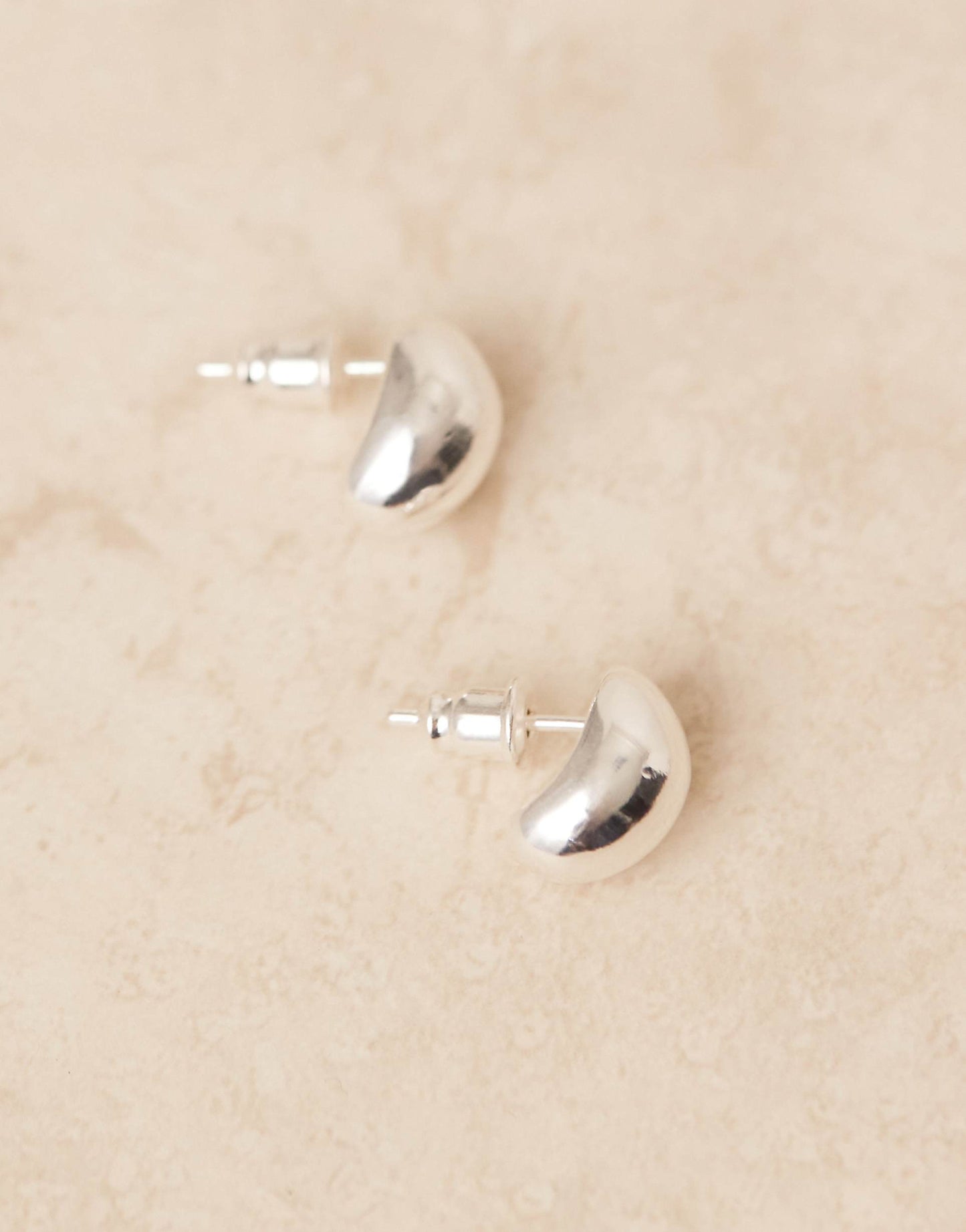 Polished Domed Mini Stud Earrings