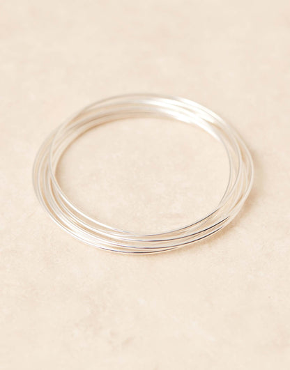 Fine Multi Interlocking Bangles