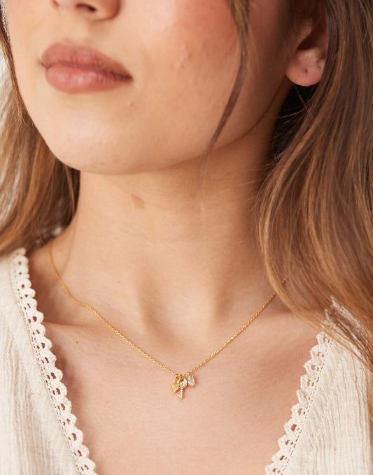 Charm Cluster Necklace