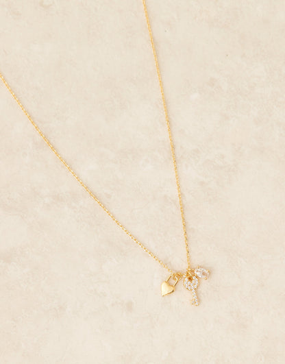 Charm Cluster Necklace