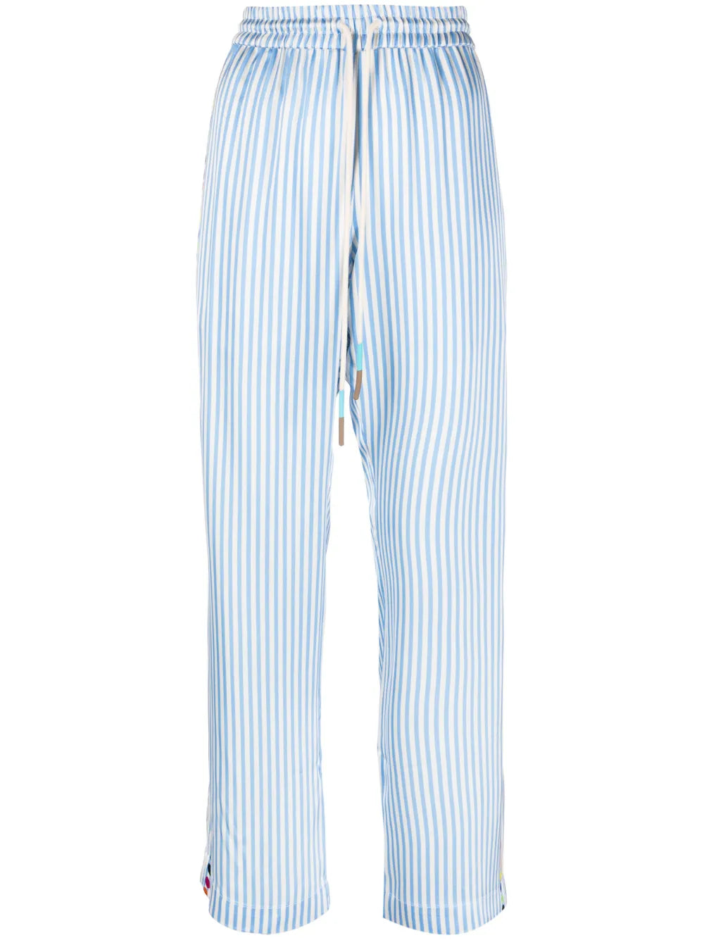 Striped Satin Trousers