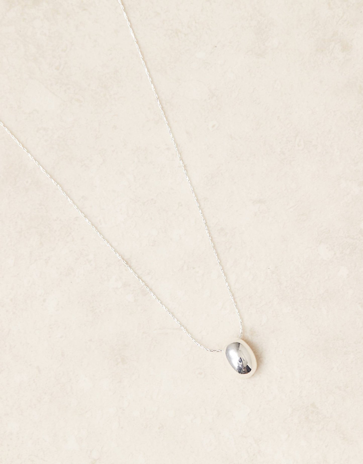 Polished Drop Chain Necklace