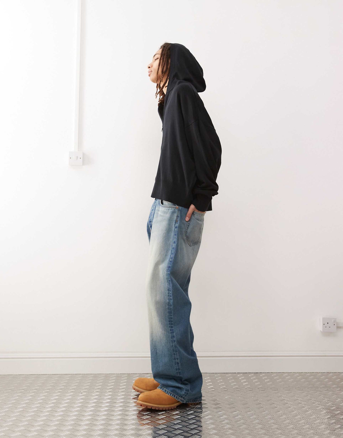 Knitted Oversized Hoodie