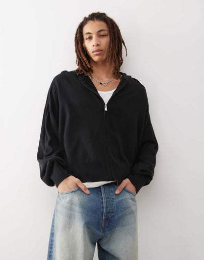 Knitted Oversized Hoodie