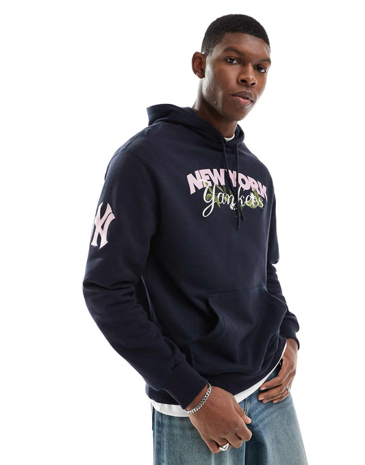 Ny Yankees Graphic Script Hoodie