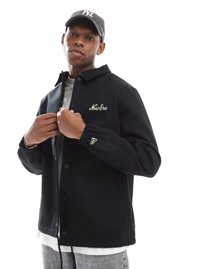 Motif Back Coach Jacket