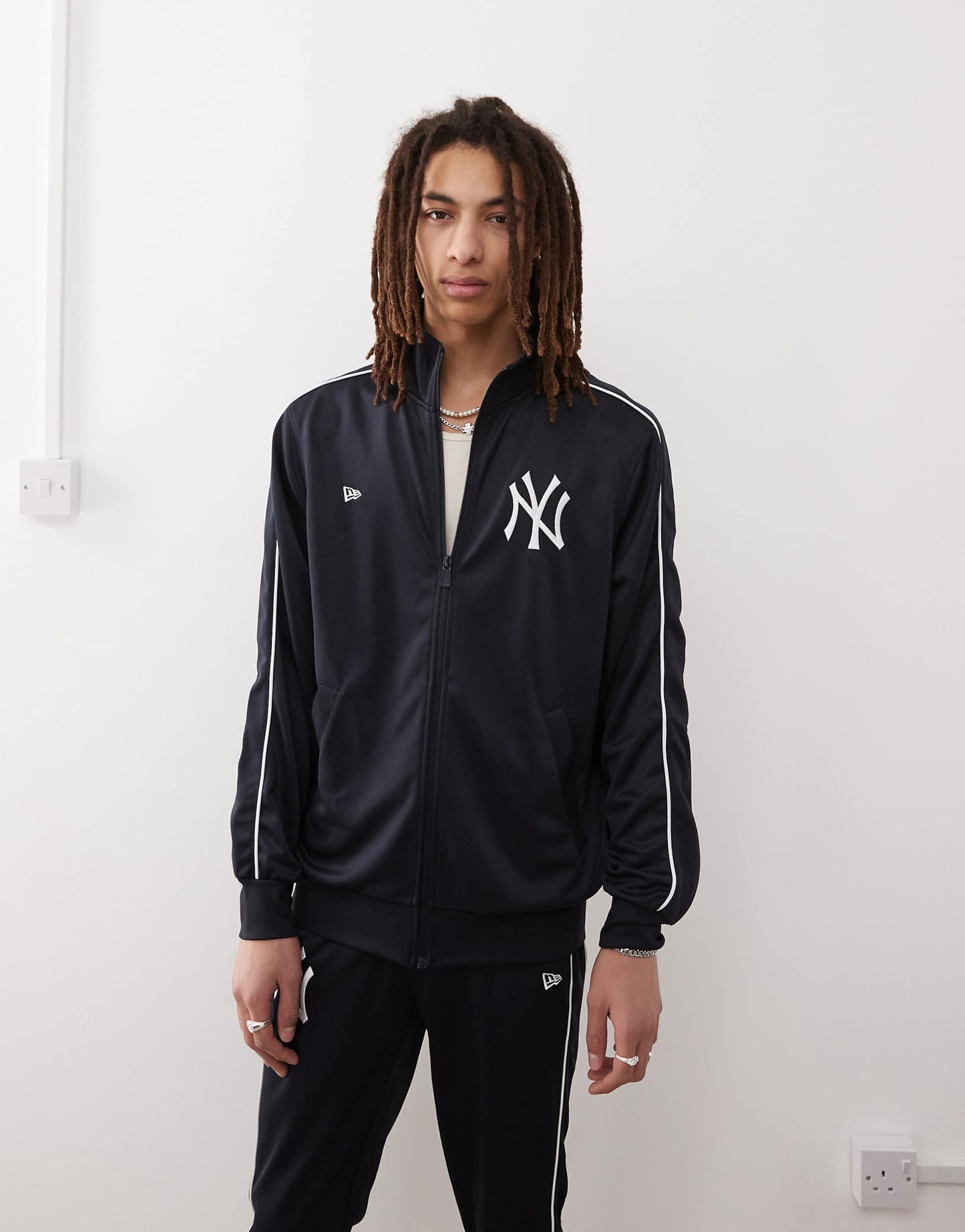 Ny Yankees Zip Through Sweat Top