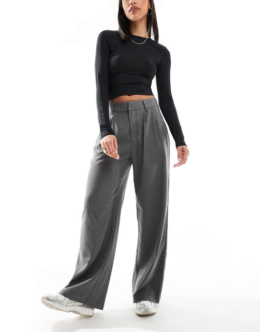 High Rise Tailored Trouser