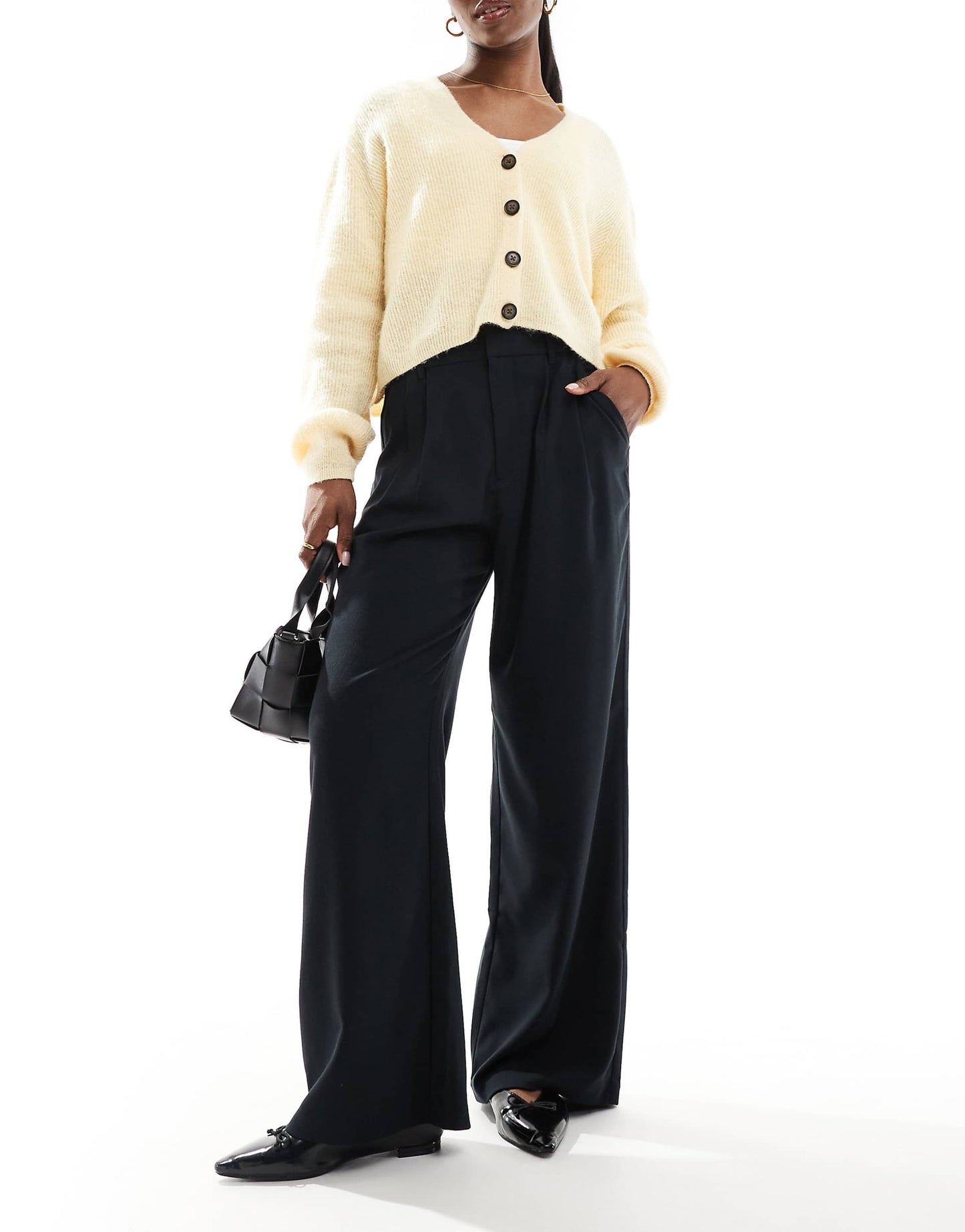 High Rise Tailored Trouser