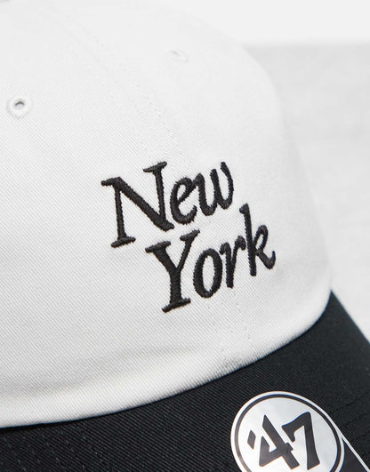 Ny Script Clean Up Contrast Black Cap