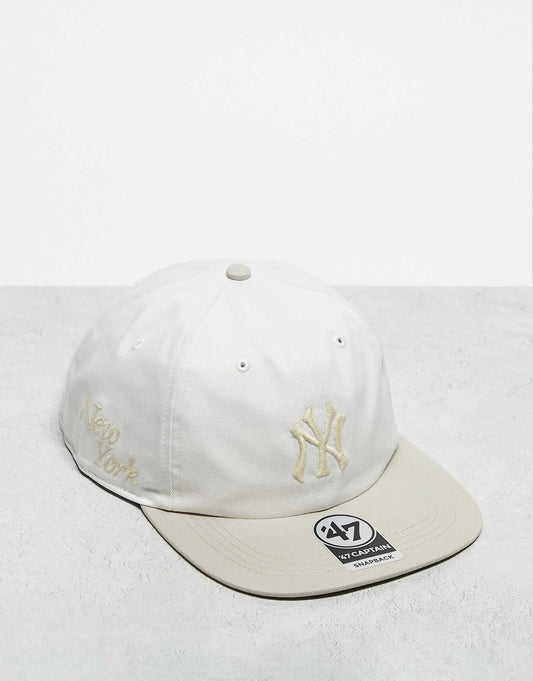 Ny Yankees Straight Peak Fitted Cap