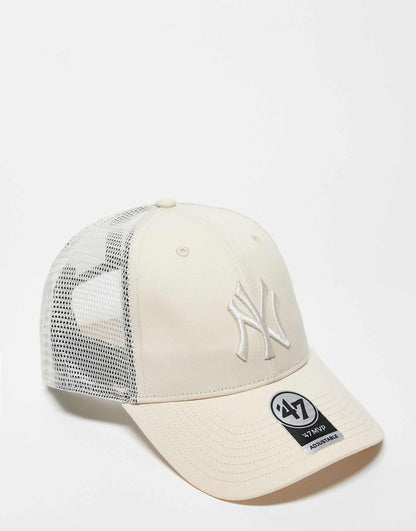 Ny Yankees Contrast Clean Up Trucker Cap