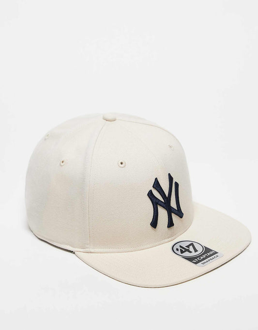 Ny Yankees Straight Peak Fitted Cap