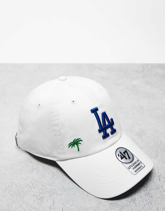 Los Angeles Dodgers Clean Up Cap With Contrast Embroidery