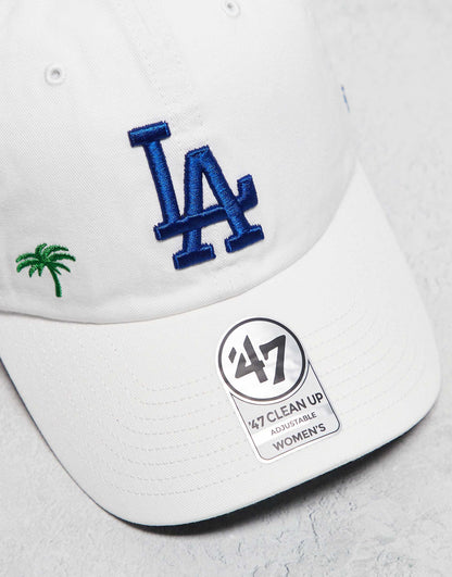 Los Angeles Dodgers Clean Up Cap With Contrast Embroidery