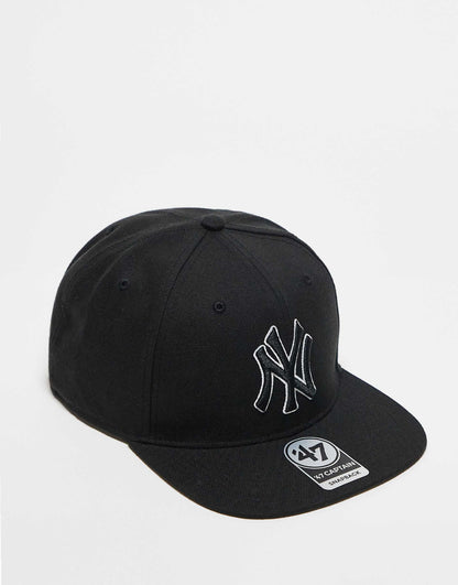 Ny Yankees Straight Peak Fitted Cap