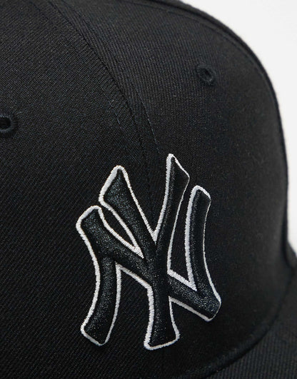 Ny Yankees Straight Peak Fitted Cap