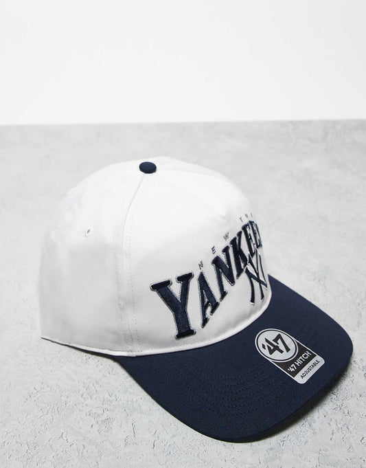 Boston Ny Yankees Contrast Snapback Fitted Cap