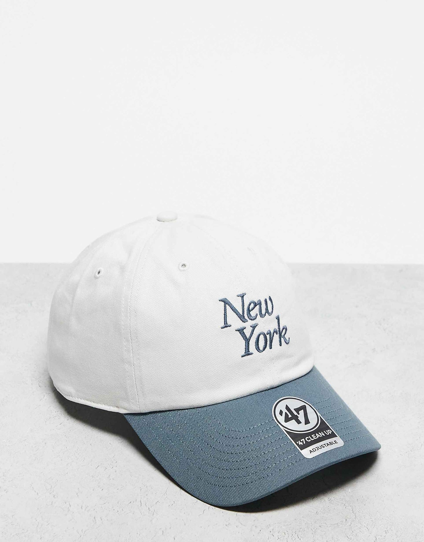 Ny Script Clean Up Contrast Blue Cap