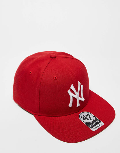 Ny Yankees Straight Peak Fitted Cap