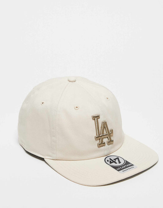 Los Angeles Dodgers Straight Peak Fitted Cap