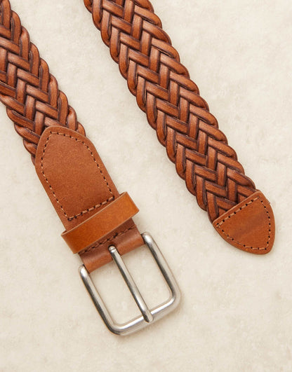 Bonded Woven Leather Belt