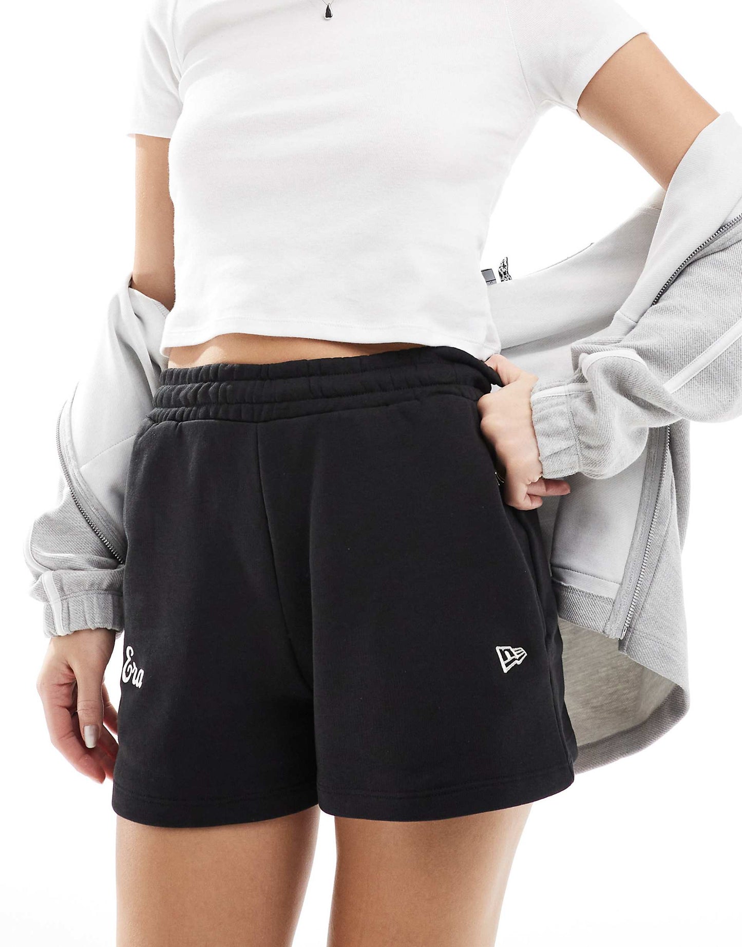 Slogan Logo Sweat Short