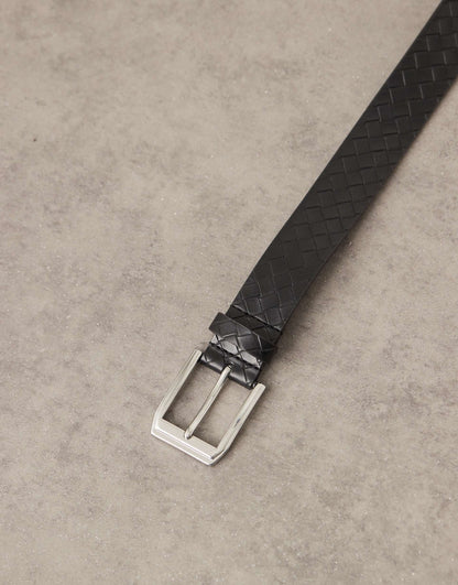 Emboss Weave Smart Belt