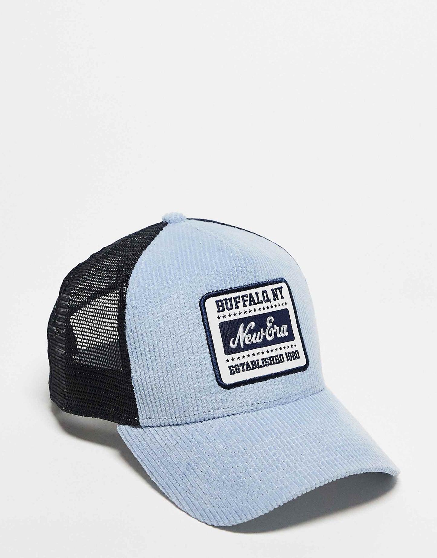 Vintage Cord Patch Trucker Cap