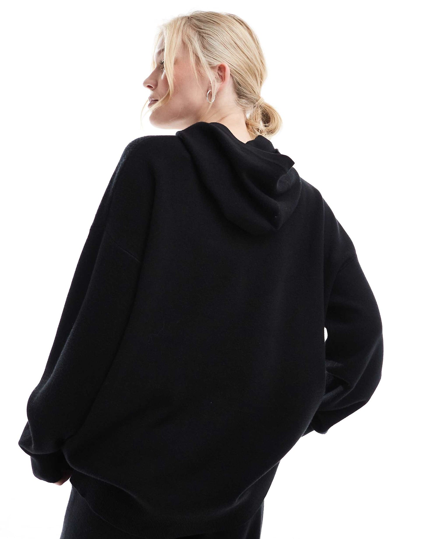 La Knit Rib Hem Hoodie