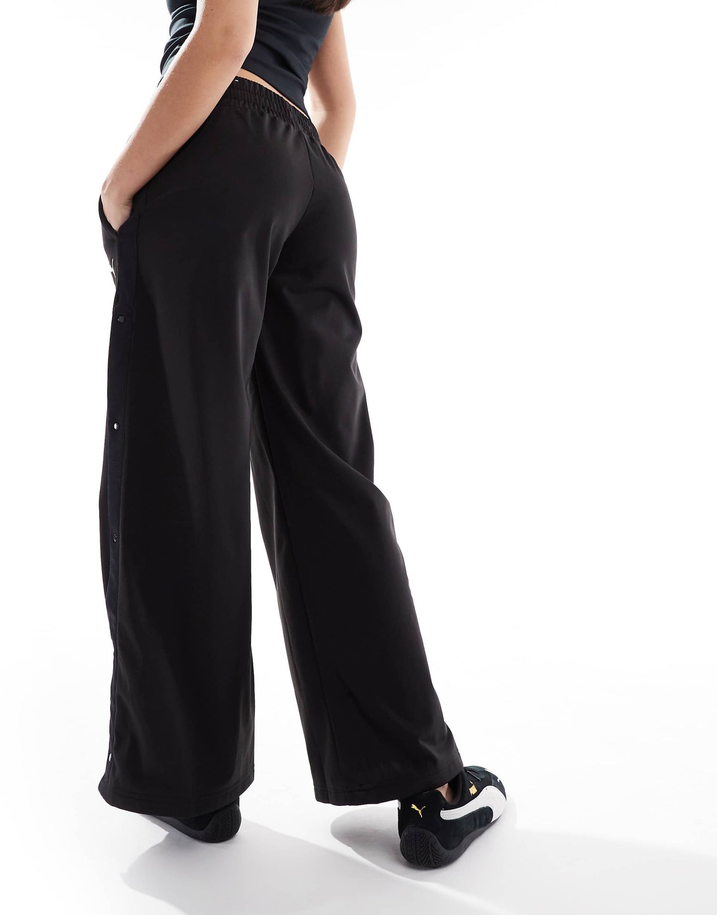 Wardrobe Ess Low Rise Popper Pants