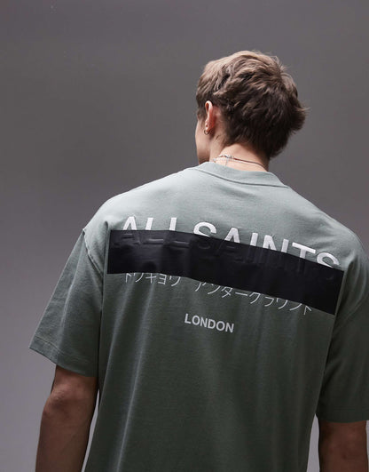 Redact Oversized Embroidered Logo T-Shirt