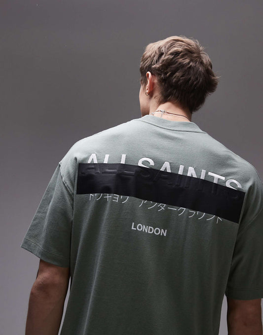 Redact Oversized Embroidered Logo T-Shirt