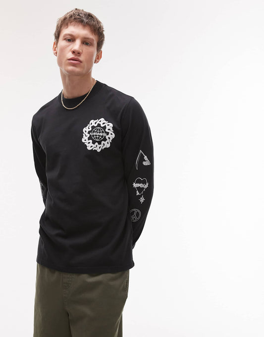 Orbital Patch Graphic Long Sleeve T-Shirt