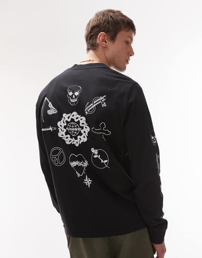 Orbital Patch Graphic Long Sleeve T-Shirt