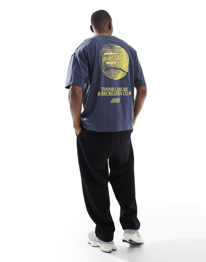 Oversized T-Shirt With Sports Graphic