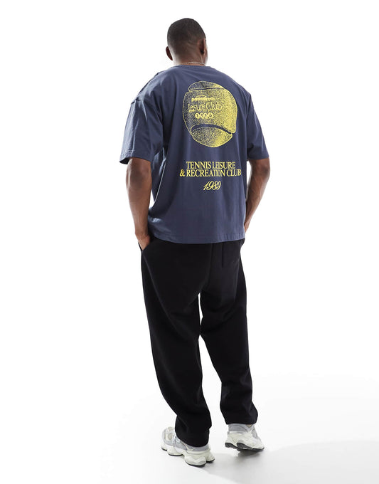 Oversized T-Shirt With Sports Graphic