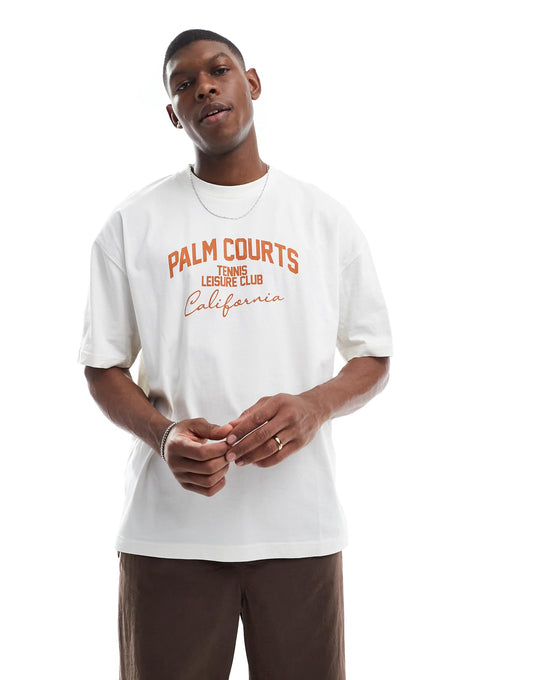 Oversized T-Shirt With Sports Graphic