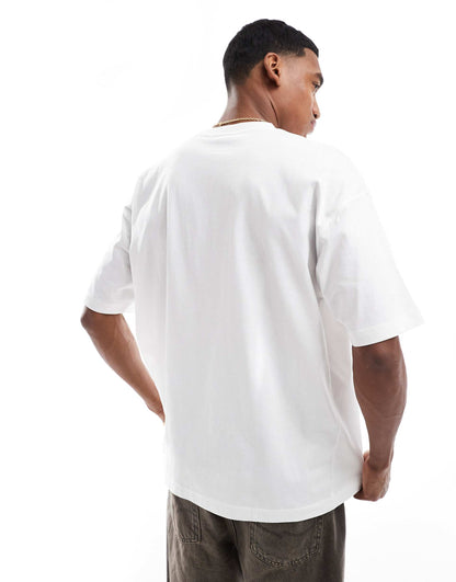Oversized T-Shirt With Street Car Graphic