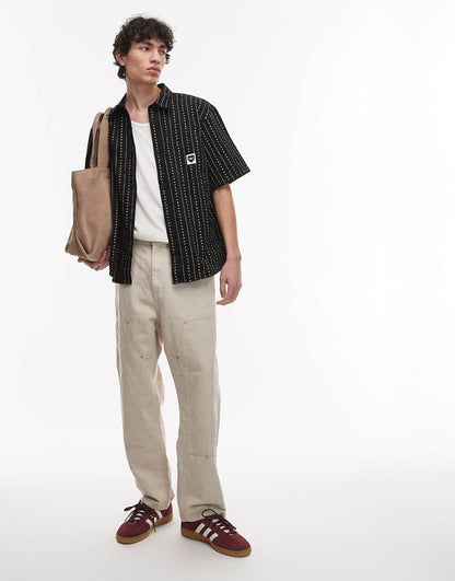 Drewe Short Sleeve Heart Stripe Shirt