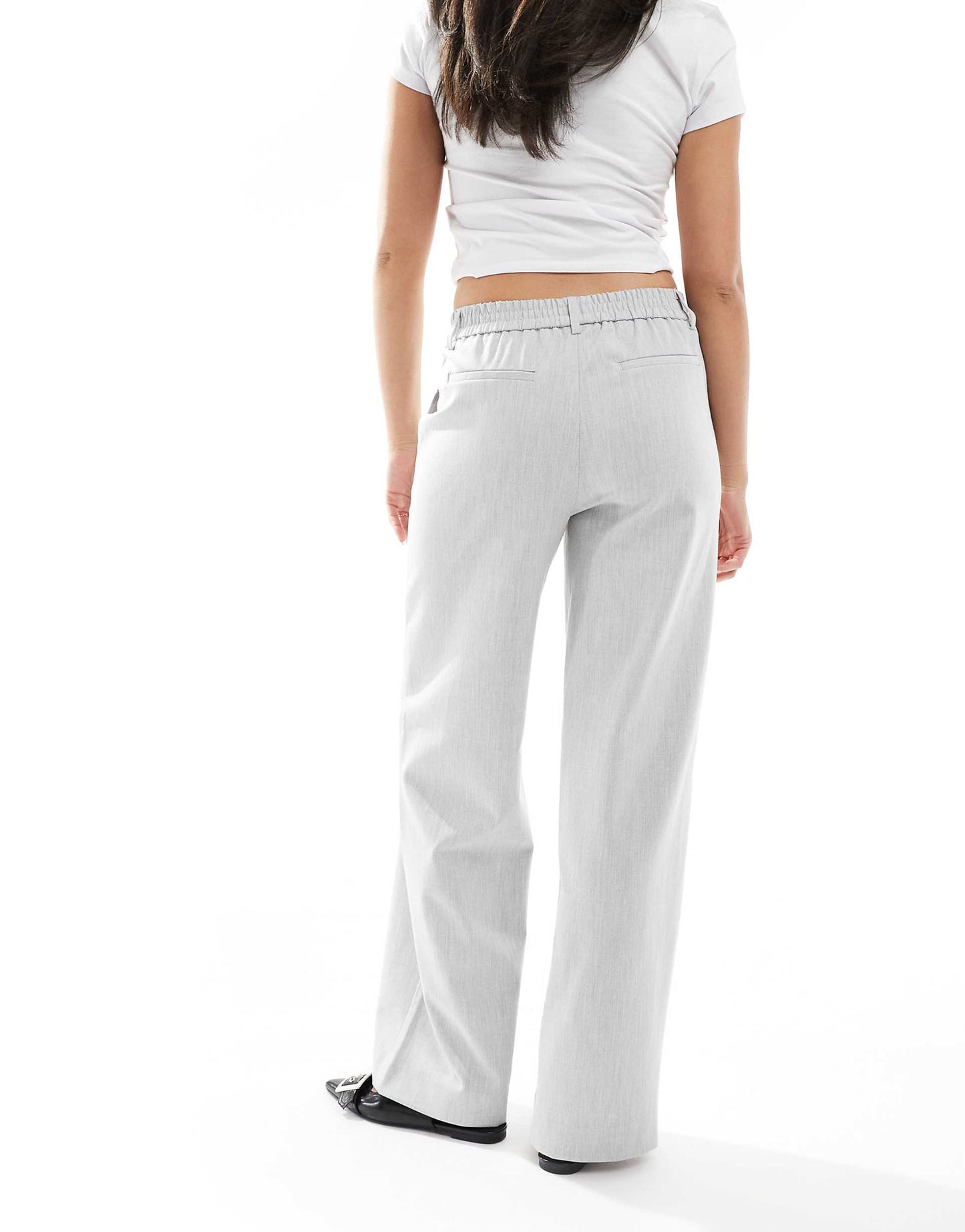 Wide Leg Tailored Trousers