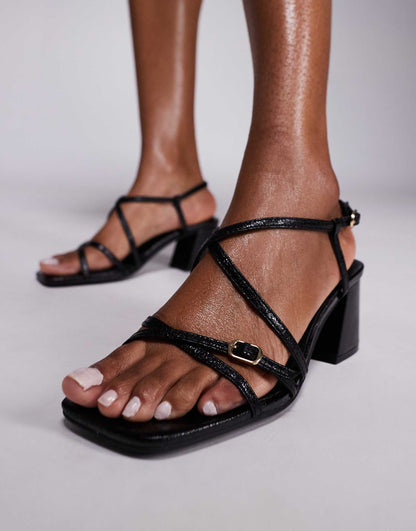 Strappy Block Heel Sandal