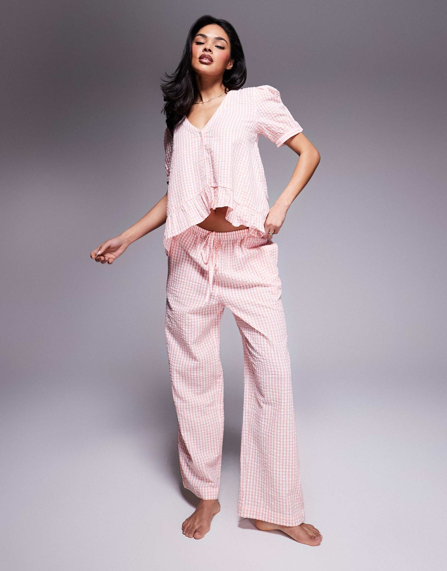 Gingham Swing Pyjama Set