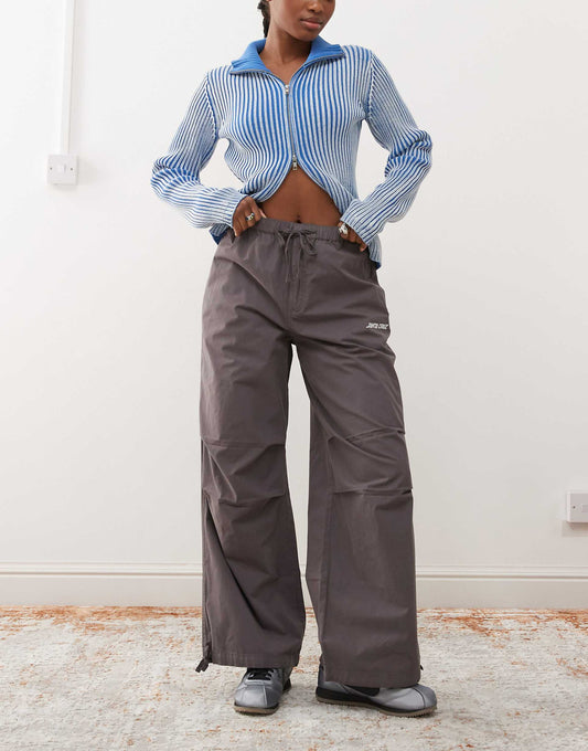 Drawstring Parachute Trousers