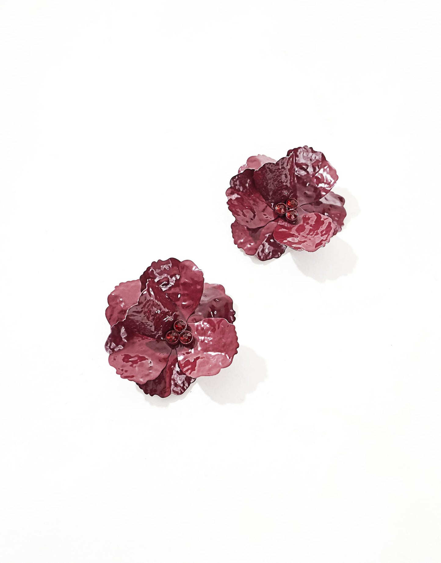 Stud Earrings With Floral Detail