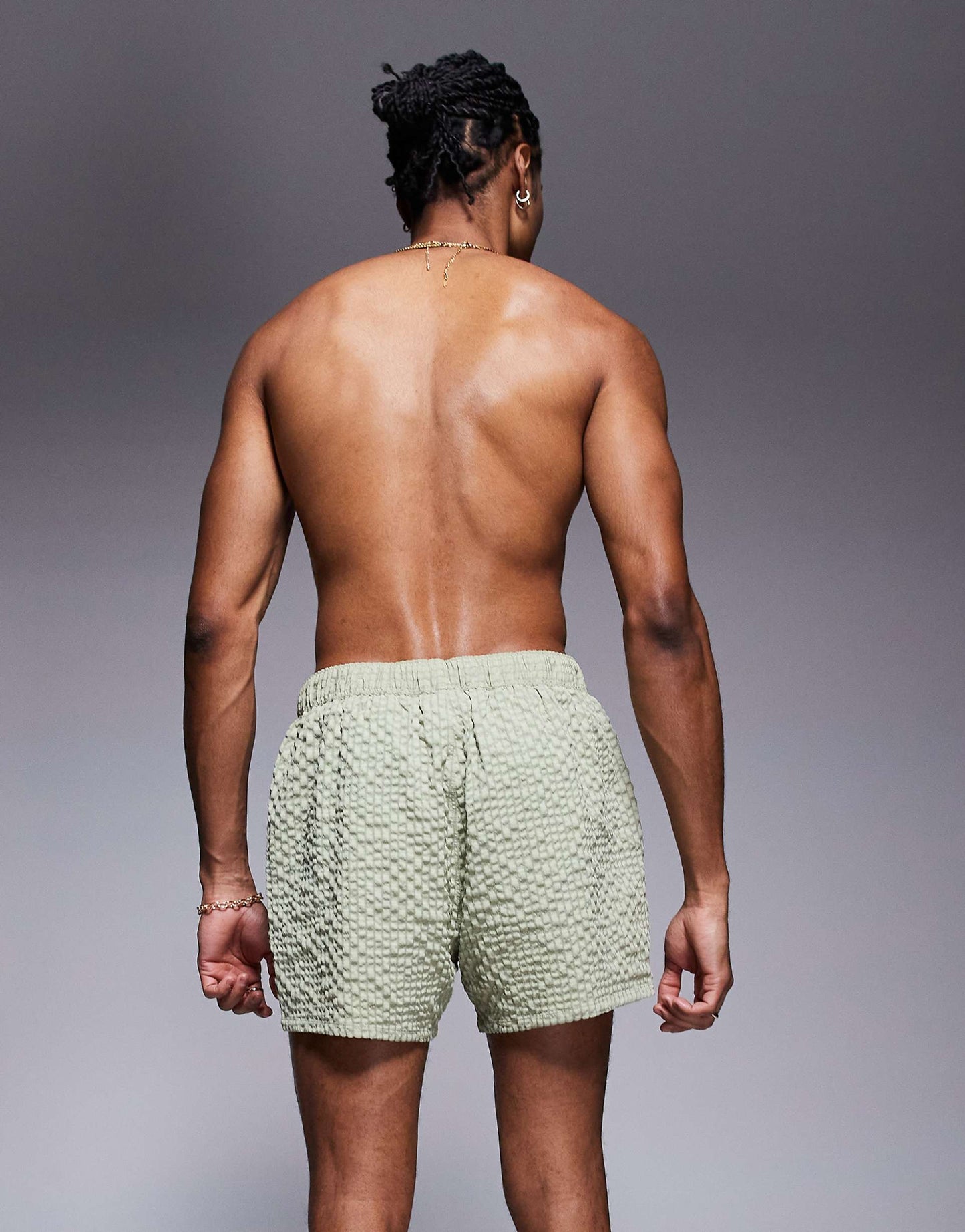Seersucker Swim Short