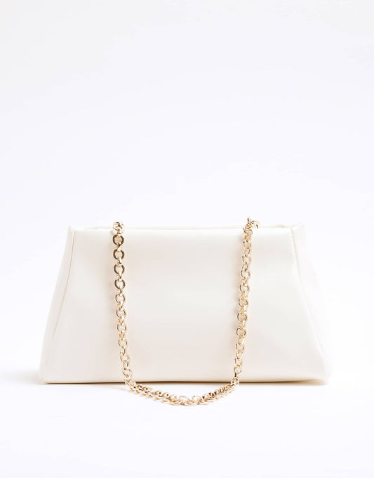 Clutch Bag With Chain Detail